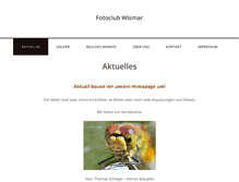 Tablet Screenshot of fotoclub-wismar.de